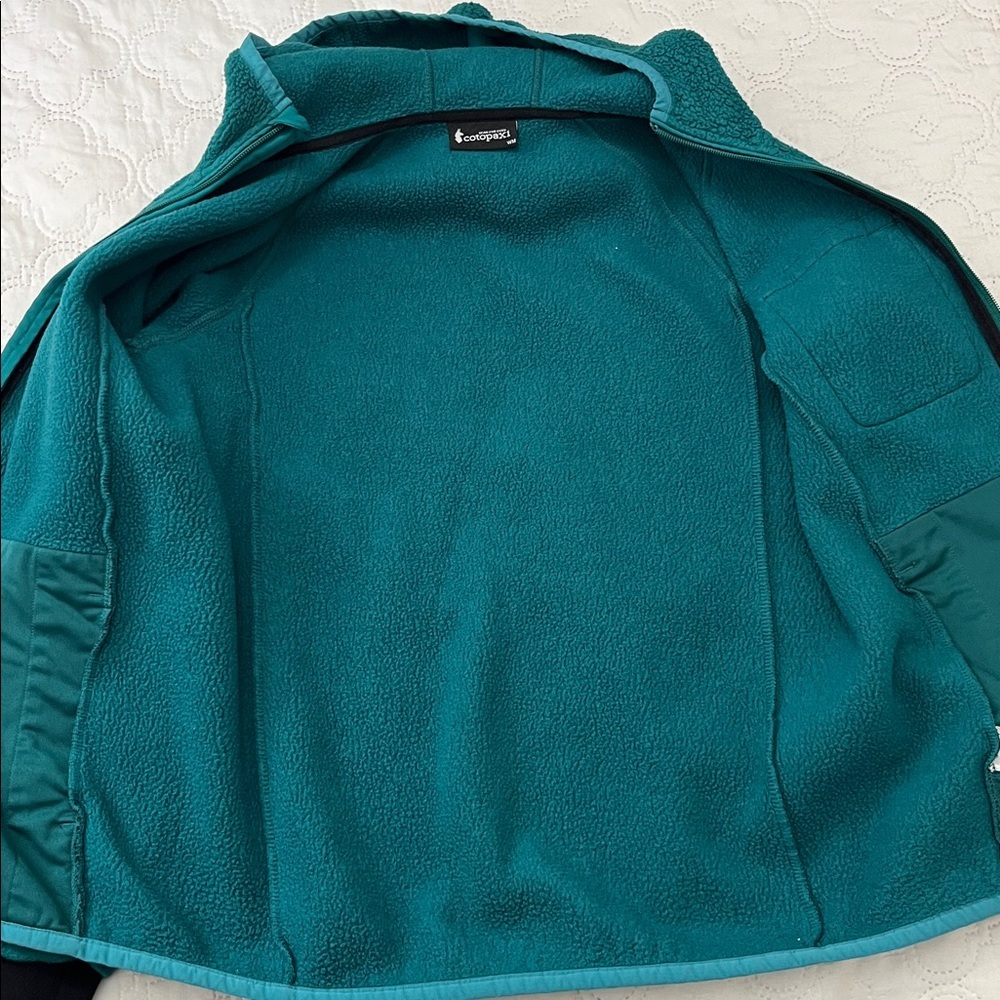 Cotopaxi Women’s Full Zip Fleece Hoodie Teal Size M Gear For Good - Picture 11 of 16